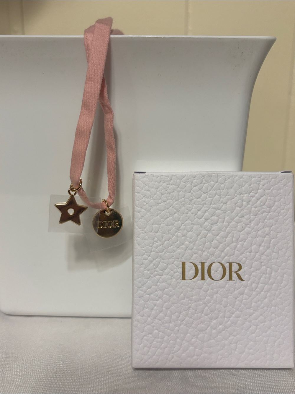 ✨ NIB GWP - Authentic Dior Beauty VIP Pink Ribbon Necklace / Bracelet / Choker✨